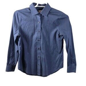 Brooks Brothers Women's Size 6 Blue Regular Fit Dress Shirt